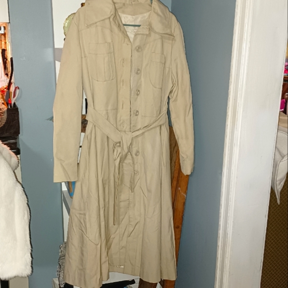 Vintage handmade belted jacket